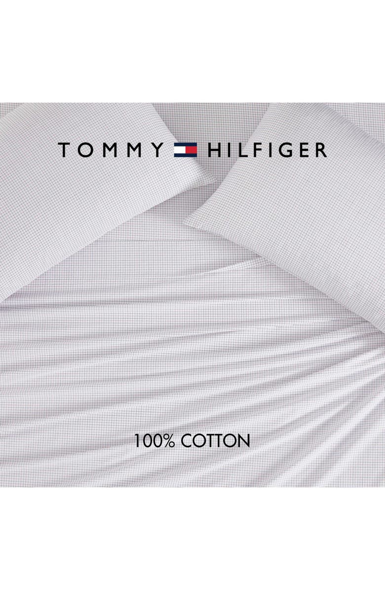 Tommy Hilfiger New England Plaid Cotton Sheet Set, Alternate, color, Red/ Deep Blue
