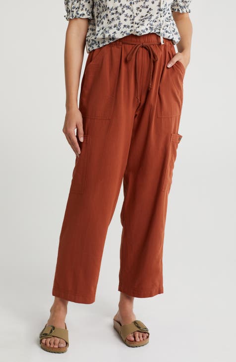 Barrel Leg Utility Pants