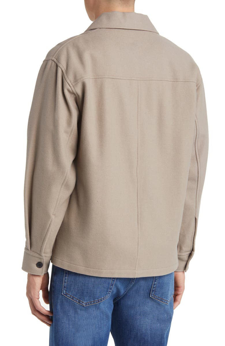 FRAME Virgin Wool Blend Overshirt, Alternate, color, 