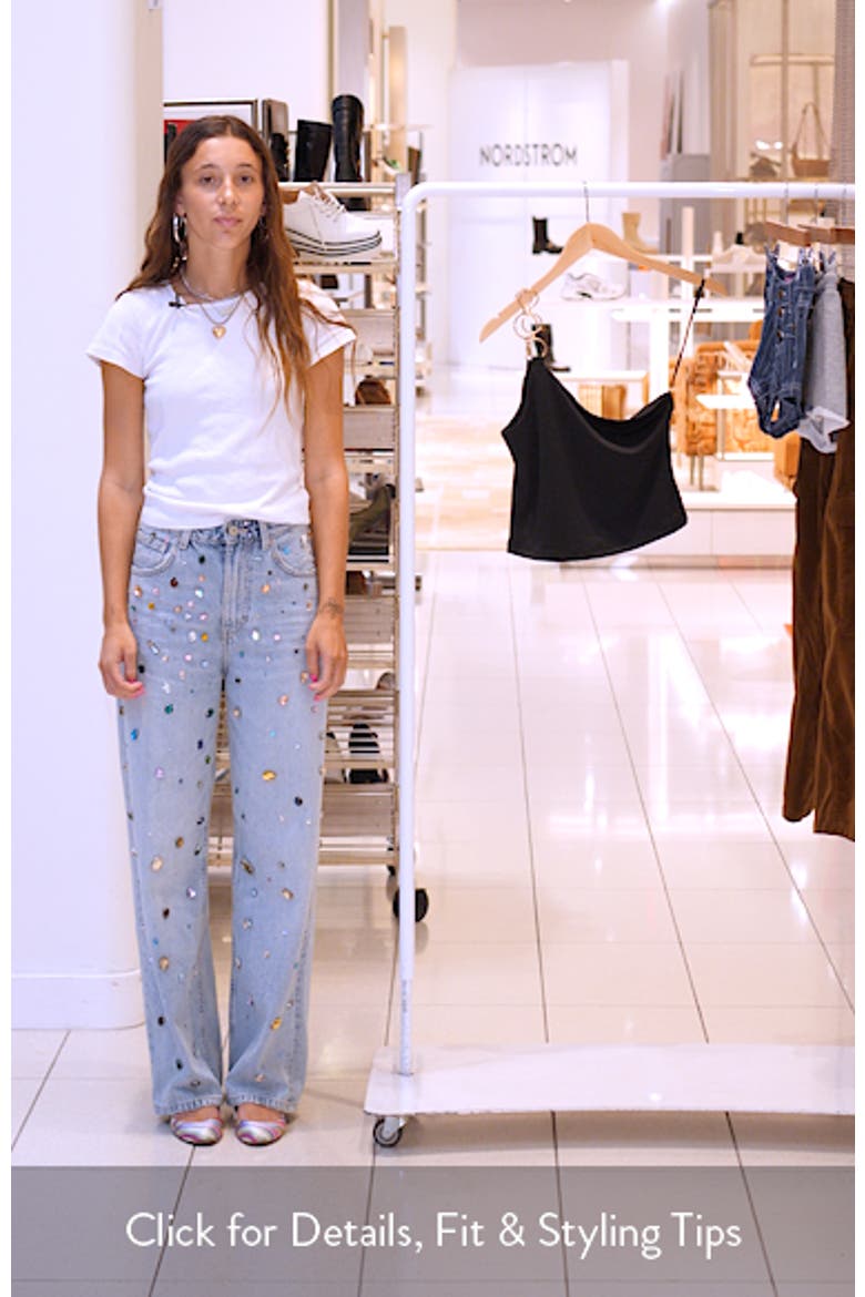 Ashlyn Ring Chain One-Shoulder Crop Top video