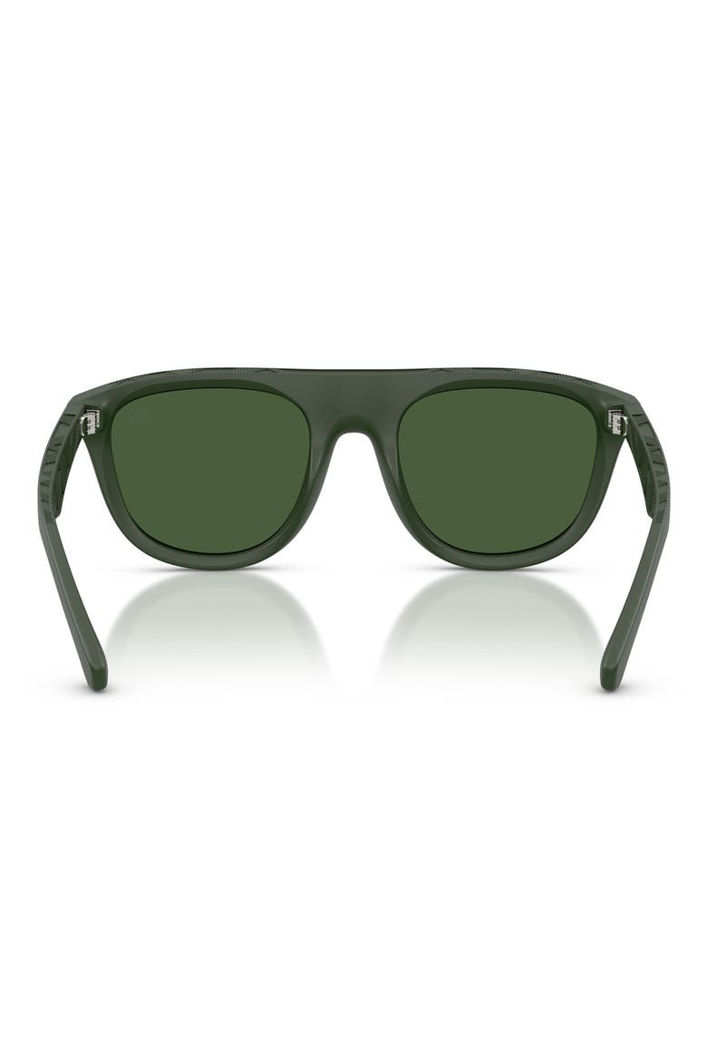 55mm Square Sunglasses, Alternate, color, MATTE GREEN