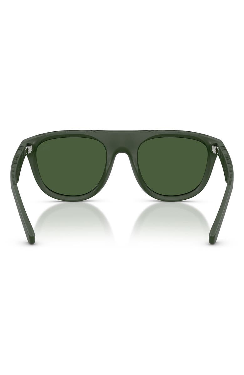 Burberry 55mm Square Sunglasses, Alternate, color, Matte Green