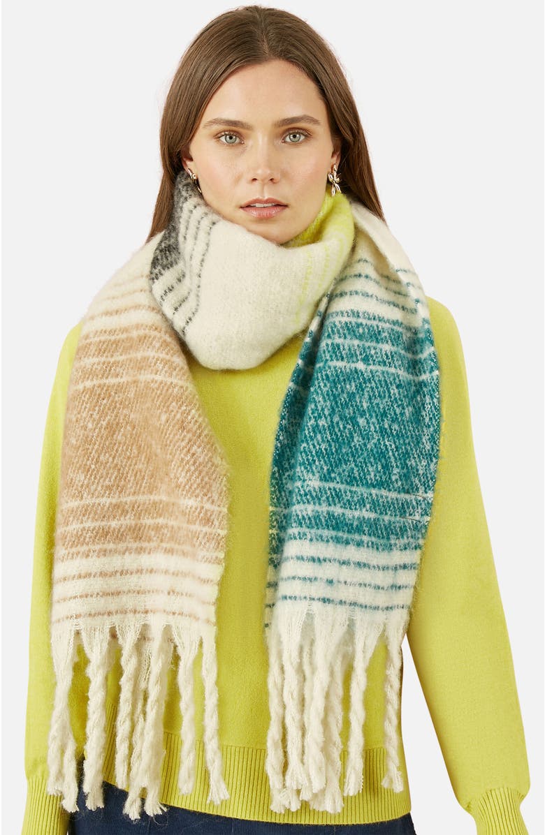 Yumi Super Fluffy Scarf, Main, color, Multi-Colour