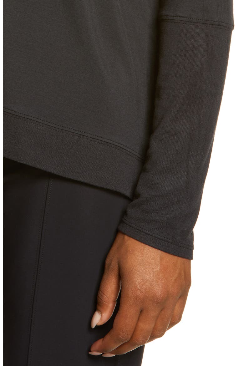 Peaceful Relaxed Pullover, Alternate, color, BLACK