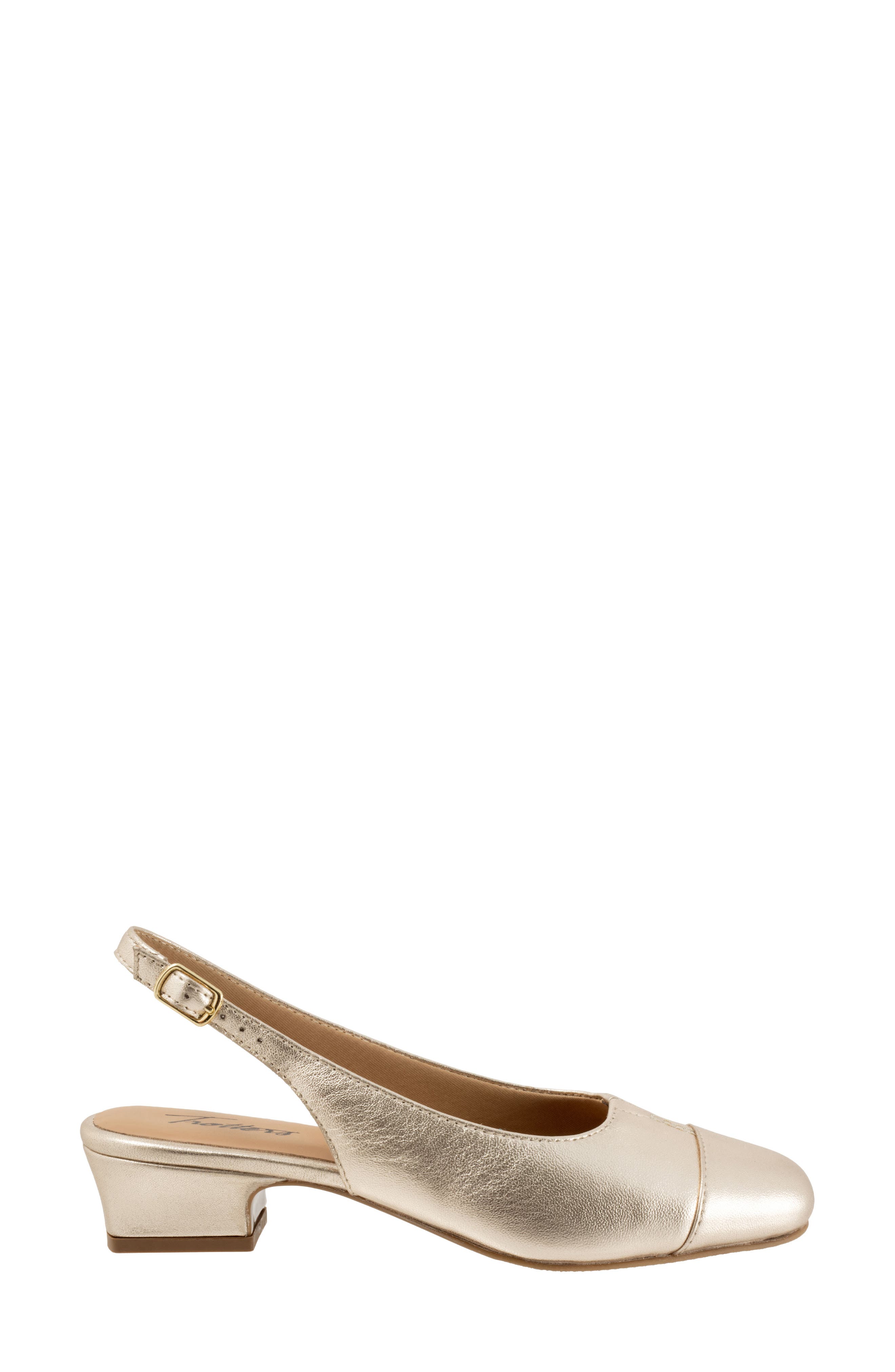 'Dea' Slingback, Alternate, color, CHAMPAGNE