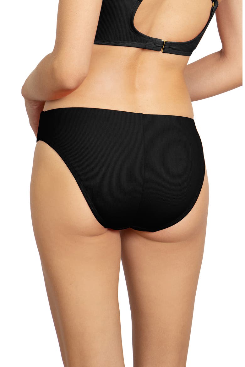 Amy 2 Bikini Bottoms, Alternate, color, LICORICE
