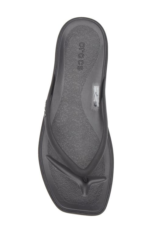 Crocs Miami Flip Flop In Black