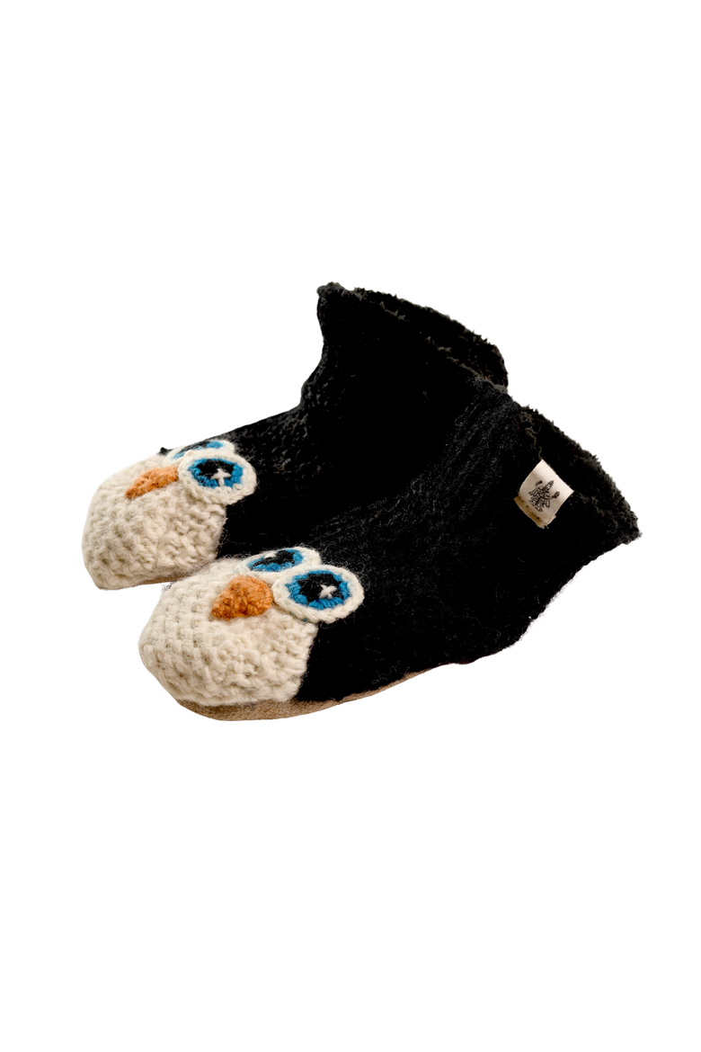 Penguin Slippers, Main, color, White