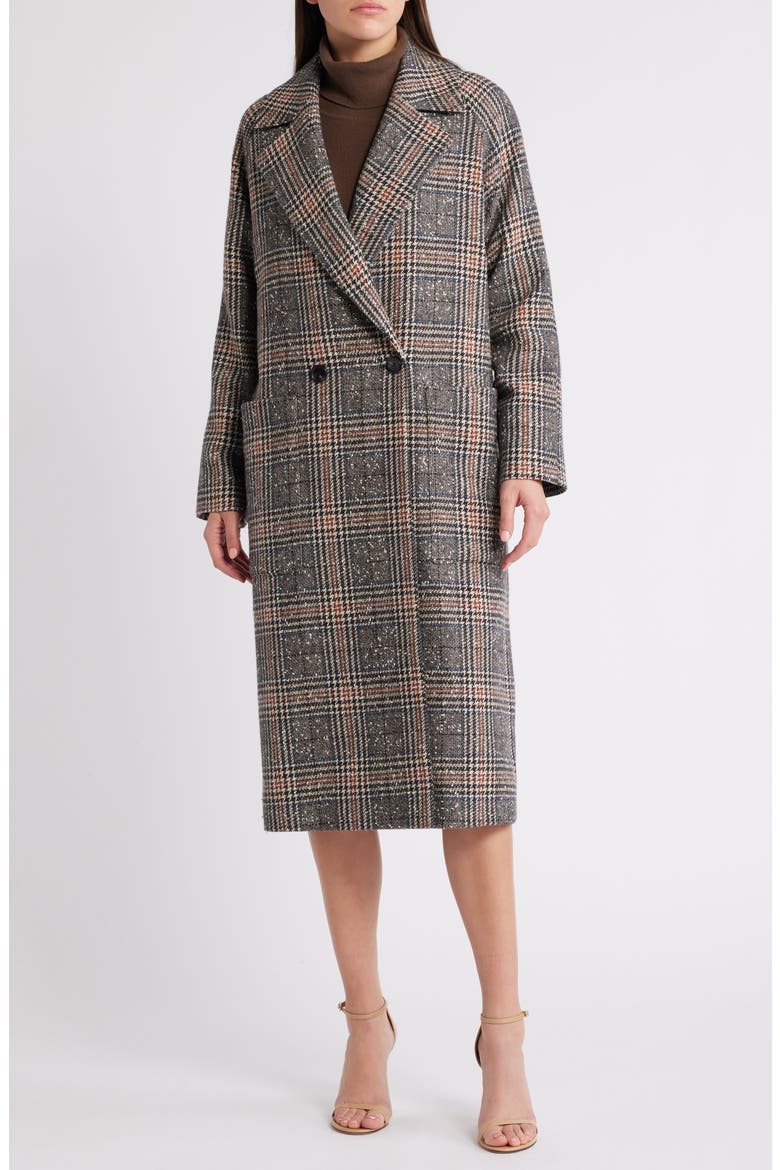Calodino Plaid Coat, Alternate, color, OPEN MISC