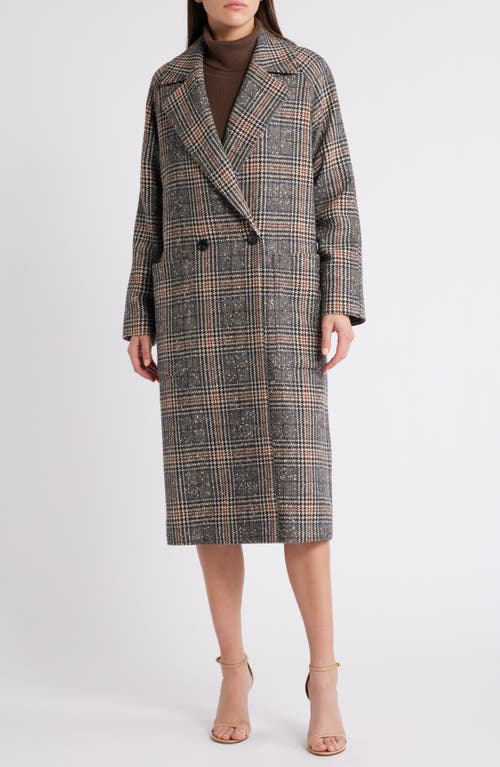 Hugo Boss Boss Calodino Plaid Coat In Multi Plaid