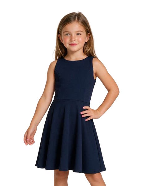 Textured Stretch Racerback Dress