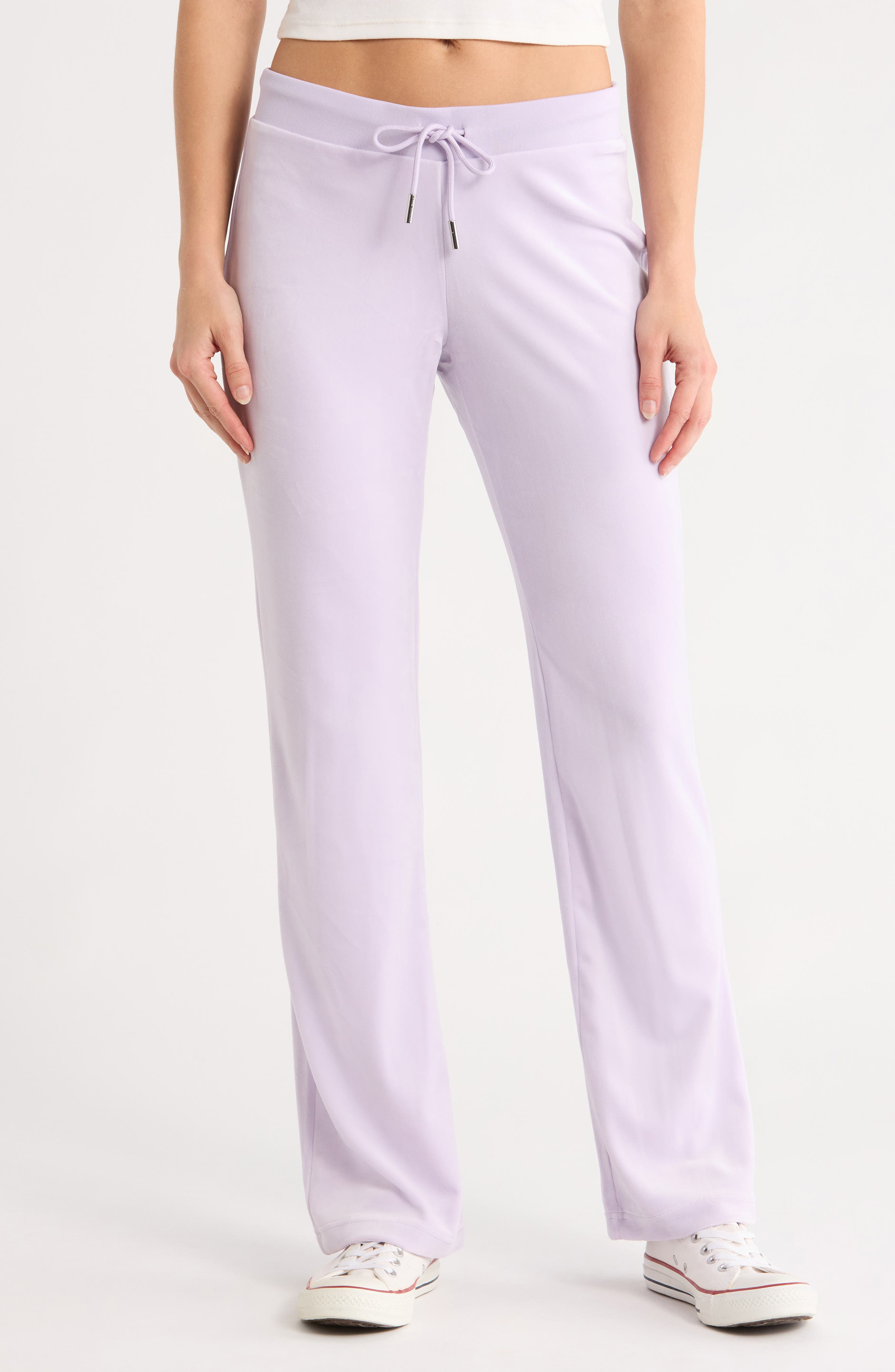 Juicy Couture Velour Wide Leg Track Pants