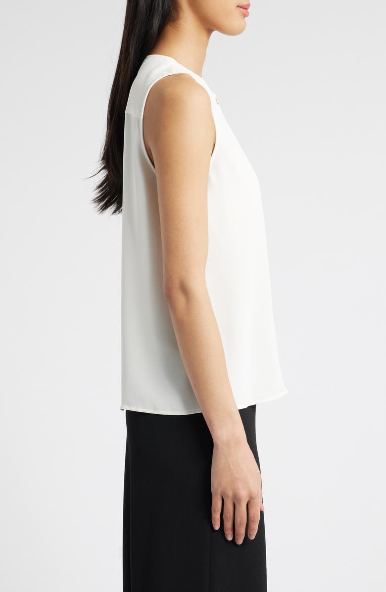 Anne Klein Pleated Sleeveless Top, Alternate, color, 