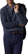 Faherty Sunwashed Dockside Quarter Button Sweater