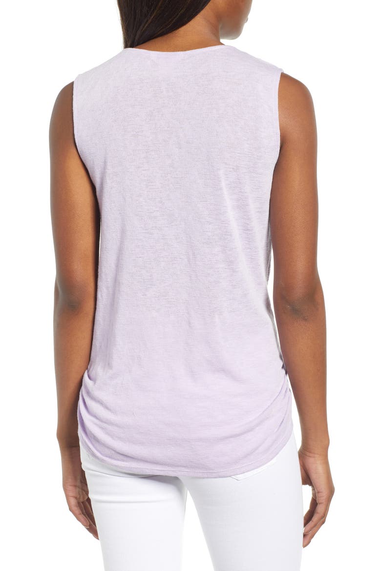 Twist Front Tank, Alternate, color, PURPLE BETTA