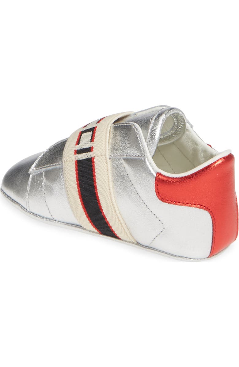 Gucci New Ace Logo Strap Sneaker, Alternate, color,