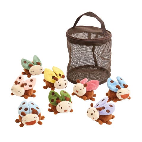 Crinkle and Texture Magnetic Ladybug Set