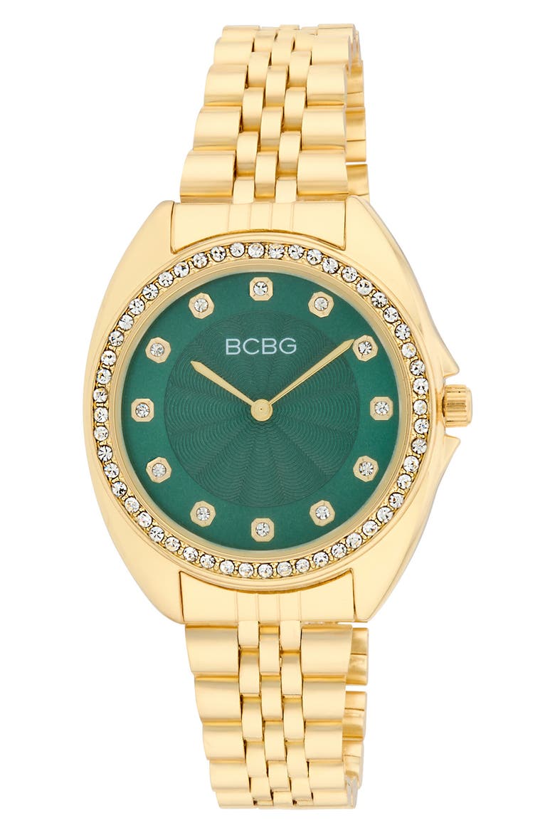 Glitz Bracelet Watch, 34mm, Main, color, GOLD