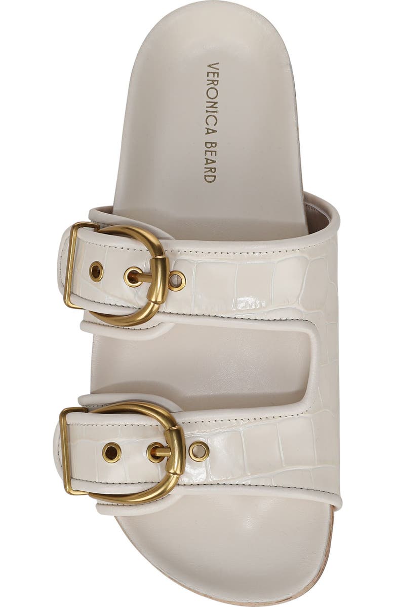 Veronica Beard Prue Two Strap Sandal, Alternate, color, Parchment