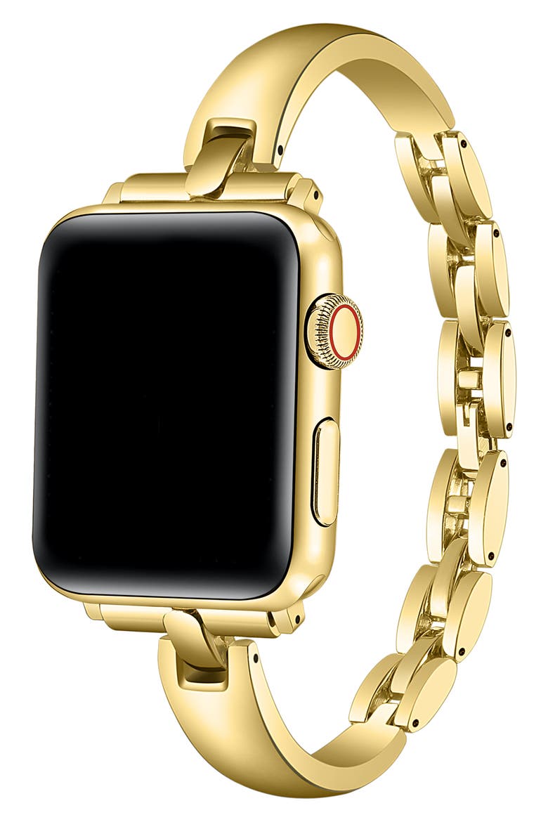 Alexis Apple Watch® Bracelet Watchband, Alternate, color, GOLD