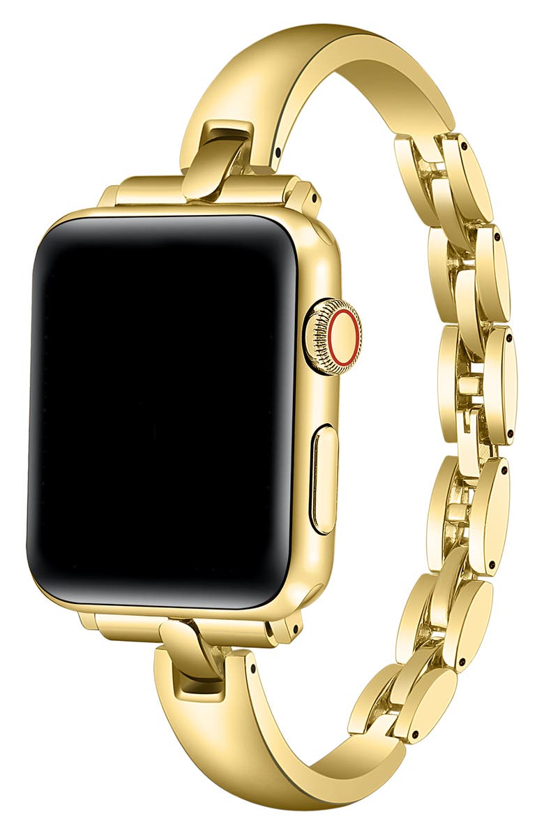 Posh Tech Alexis Apple Watch<sup>®</sup> Bracelet Watchband, Alternate, color, Gold