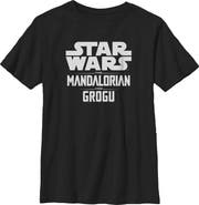 Star Wars: The Mandalorian and Grogu Boys' Official Bold Logo Graphic Short Sleeve T-Shirt