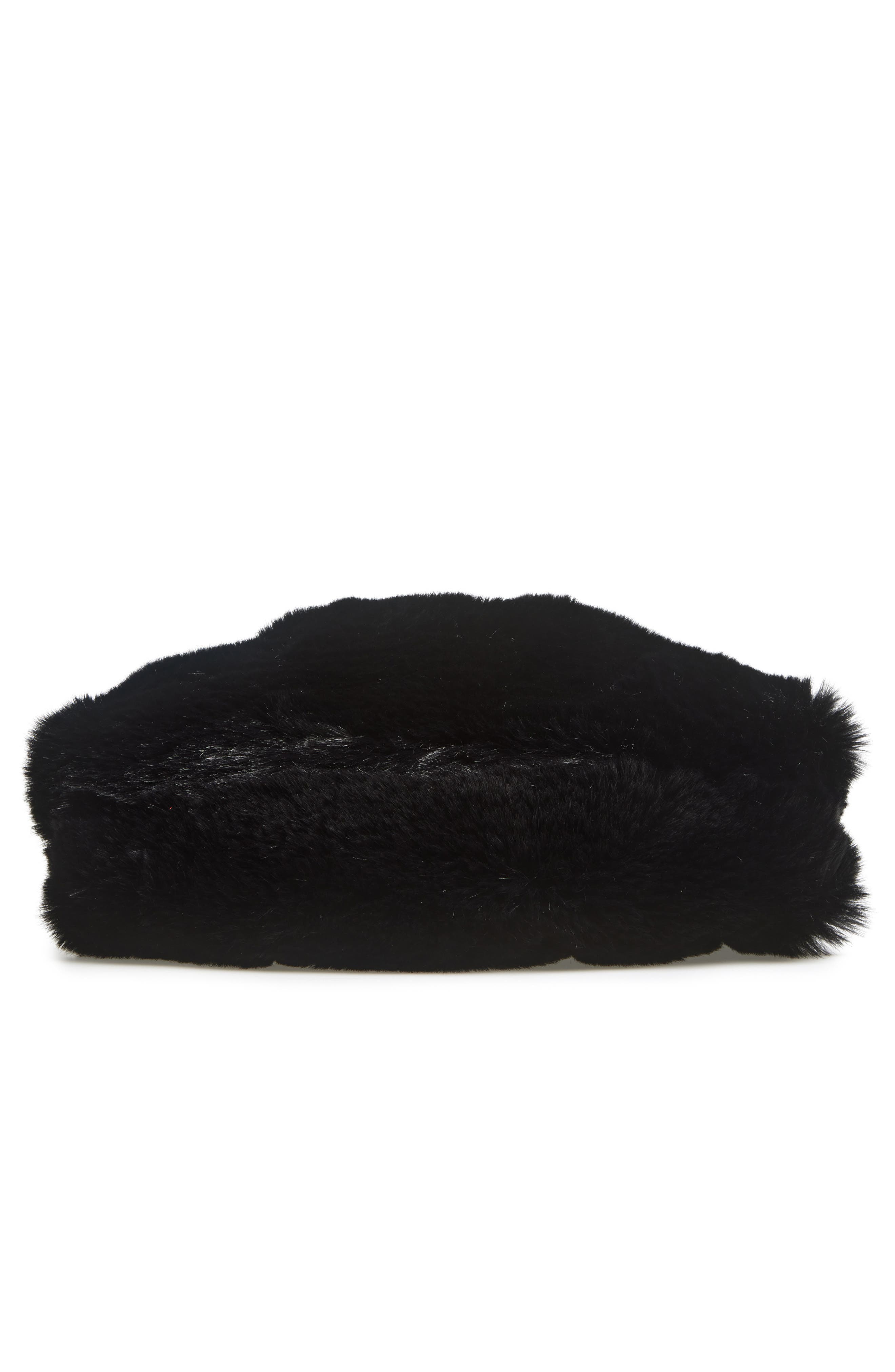 COS Faux Fur Clutch, Alternate, color, 