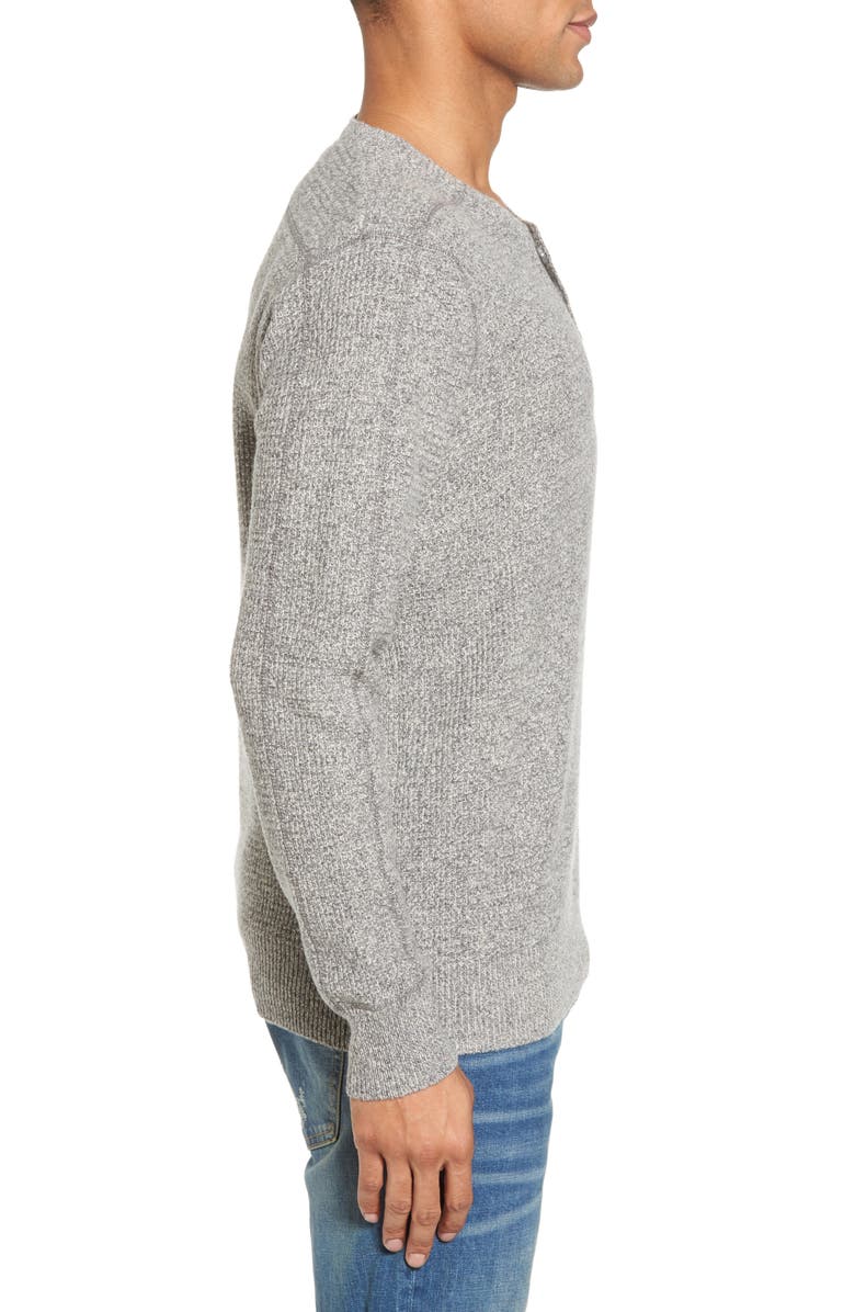 Schott NYC Thermal Henley, Alternate, color, Heather Grey