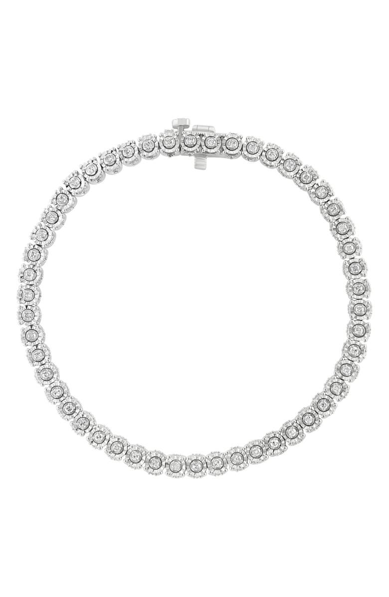 EFFY Diamond Tennis Bracelet, Main, color, Silver