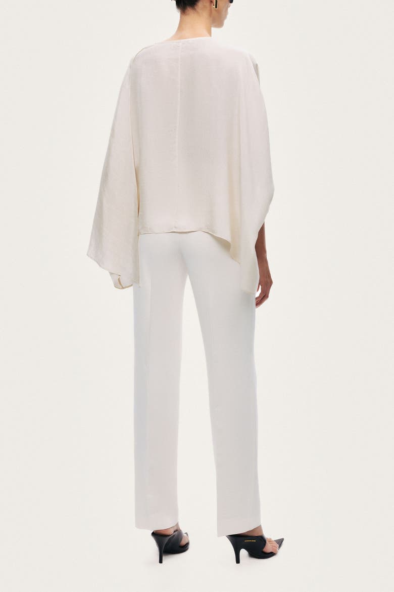 Fluid Cape Blouse, Alternate, color, Ivory