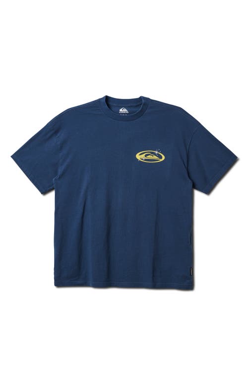 Quiksilver Nature Magic Graphic T-shirt In Navy