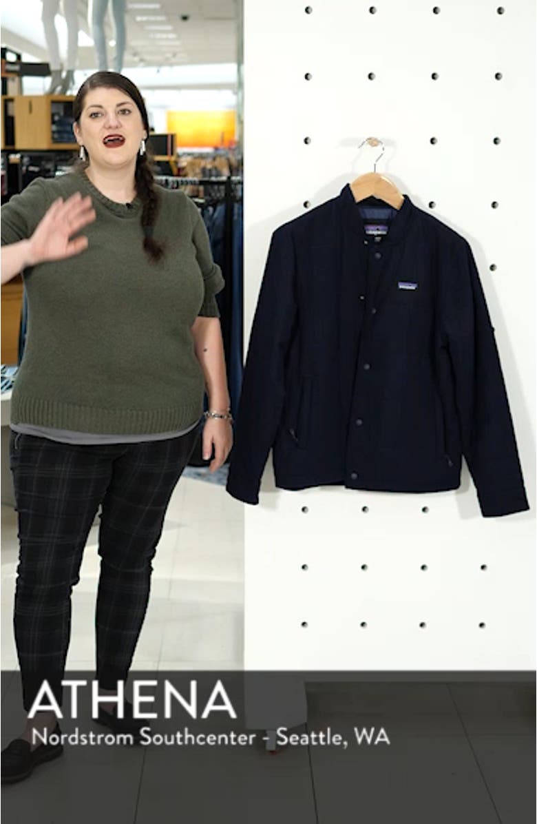 Recycled Woolyester Bomber Jacket, sales video thumbnail