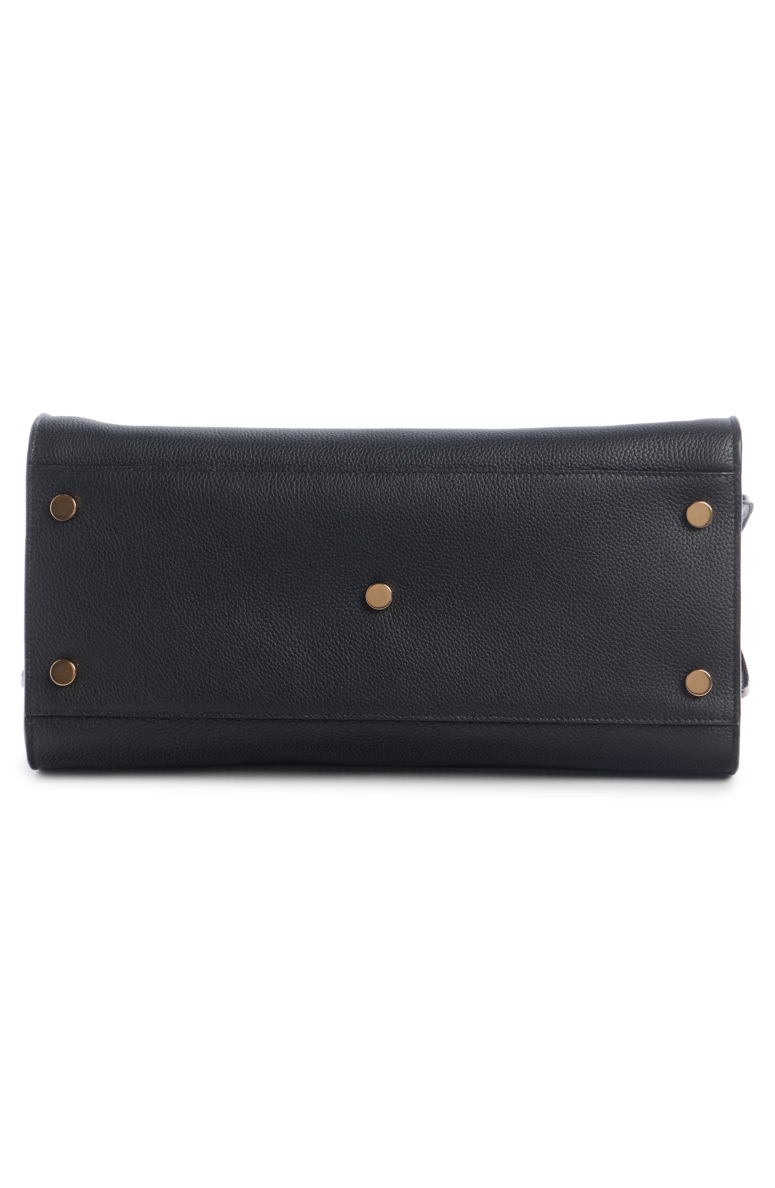 Saint Laurent Small Sac de Jour Leather Top Handle Bag, Alternate, color, 