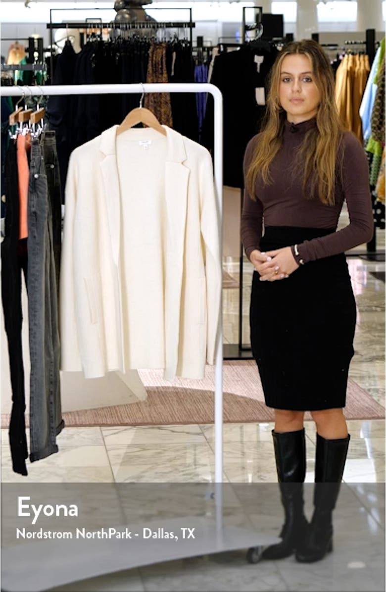 x Cella Jane Cashblend Sweater Coat, sales video thumbnail