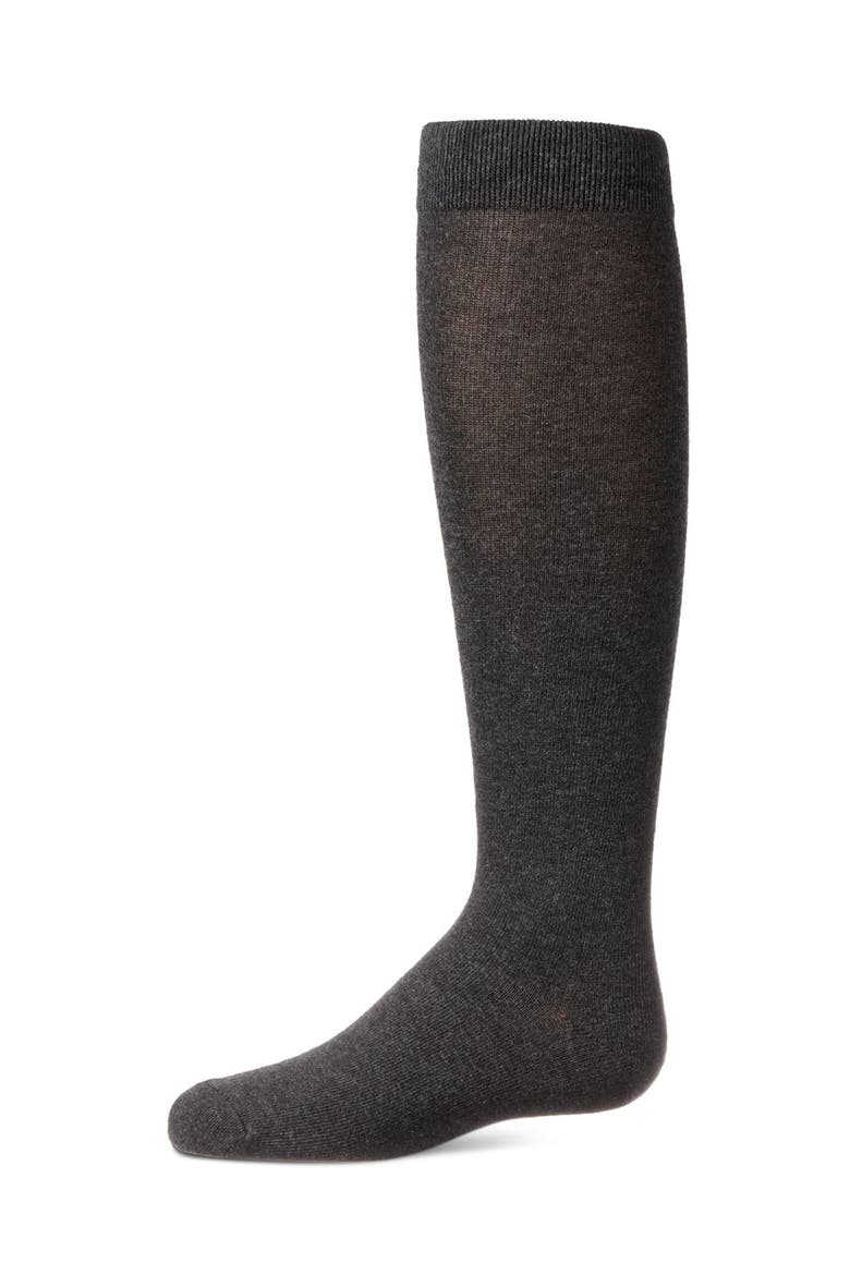 Knee High Uniform Socks, Main, color, Charcoal