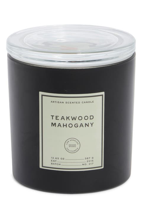 Teakwood & Mahogany Jar Candle