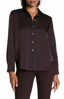 SPANX® Better Than Silk Button-Down Shirt