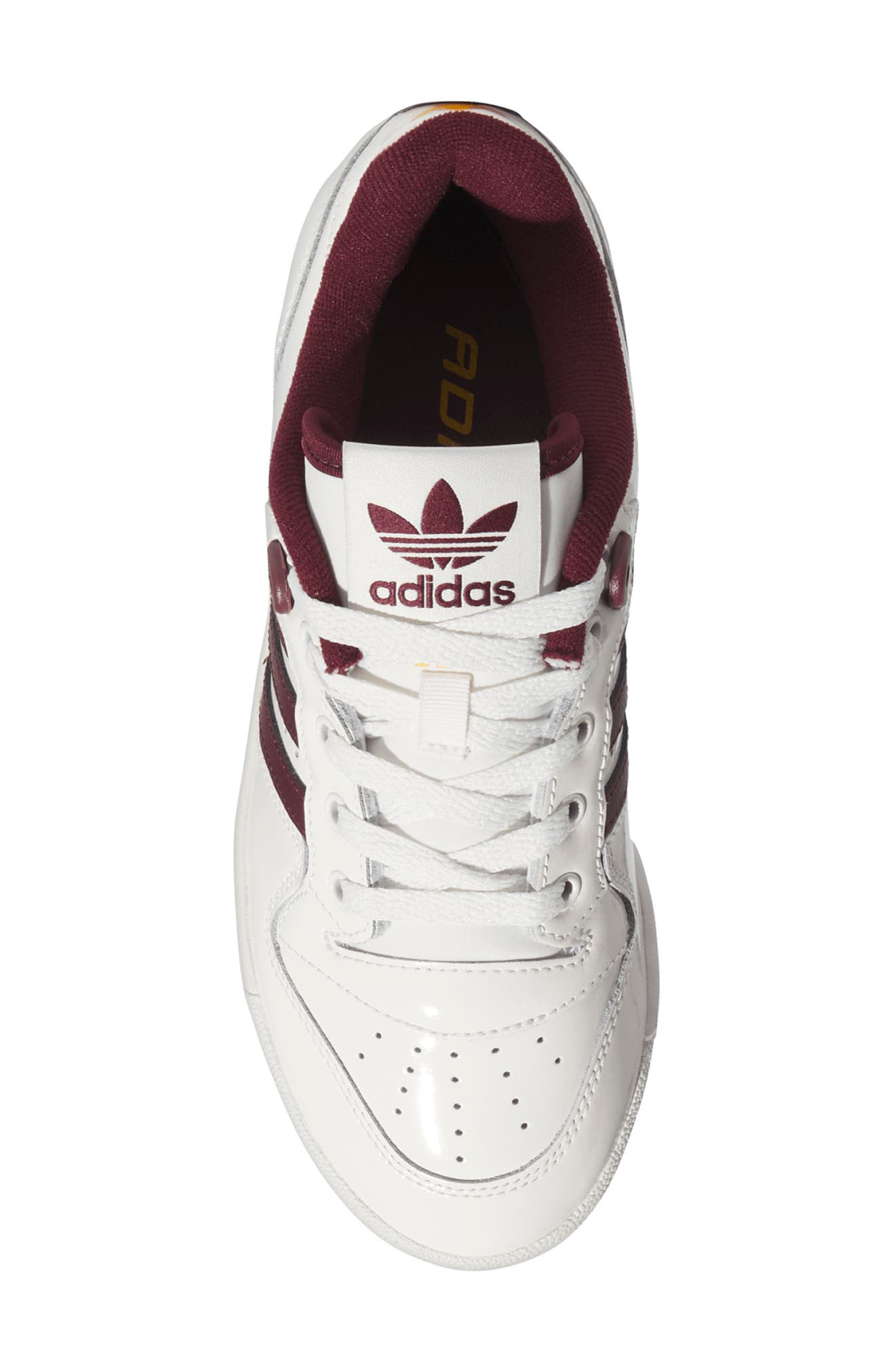 Rivalry Low Sneaker, Alternate, color, CLOUD WHITE/ MAROON/ CRYSTAL