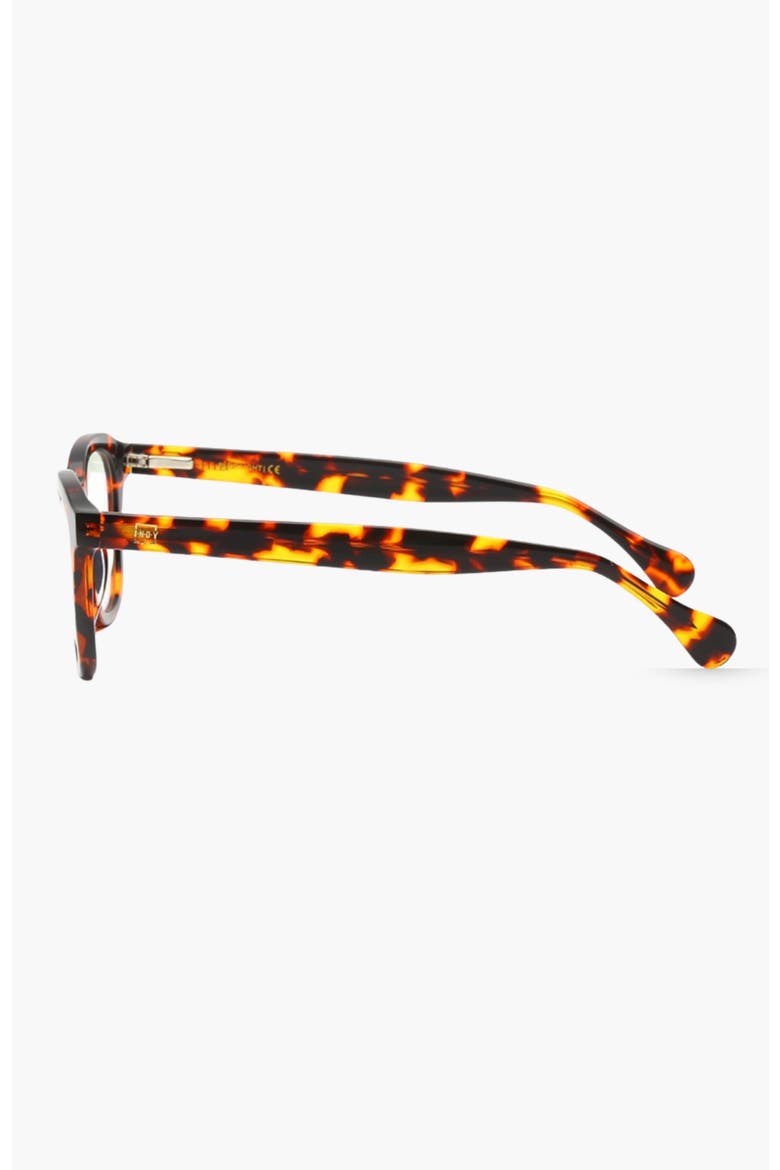 JB Round Blue Light Glasses, Alternate, color, Tortoise Shell
