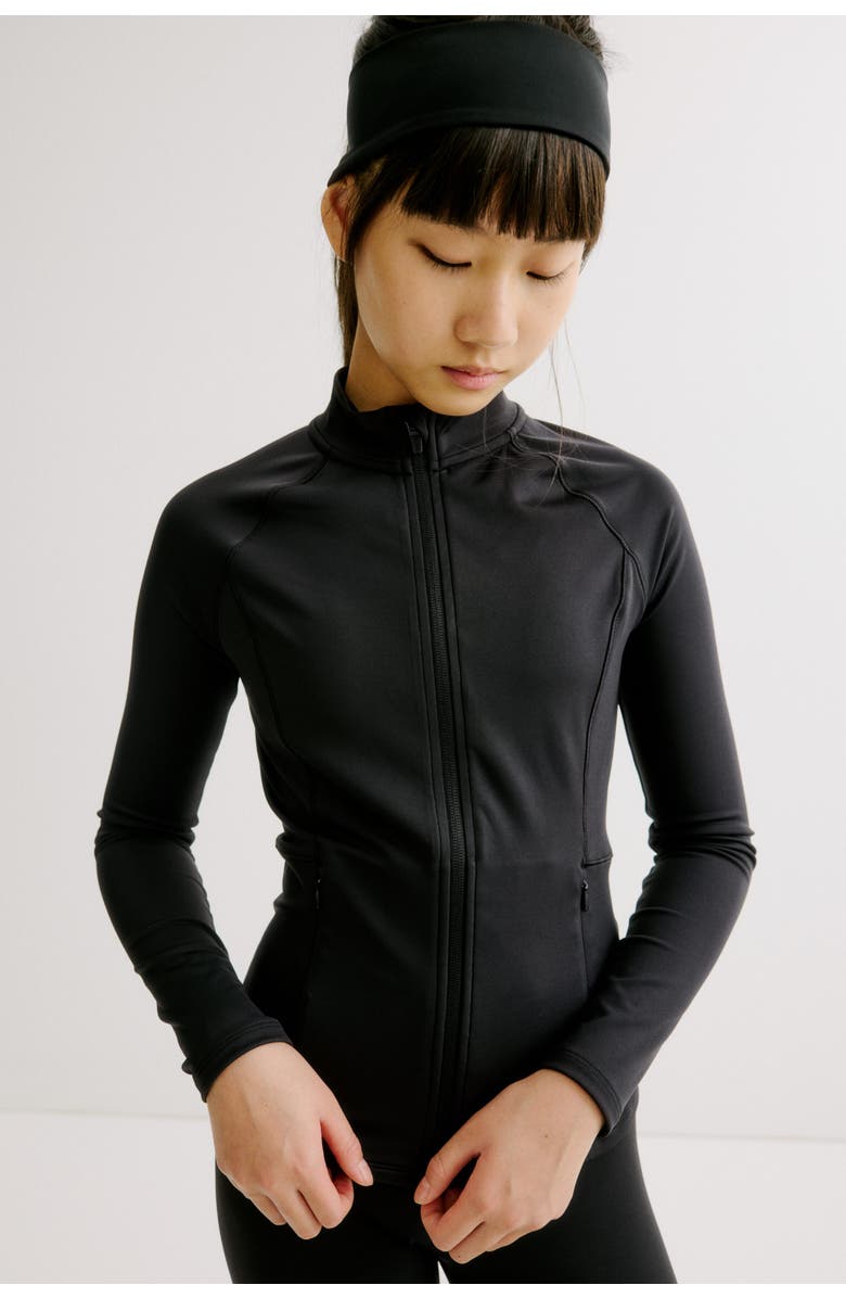 H&M Sports Jacket With Drymove, Alternate, color, Black