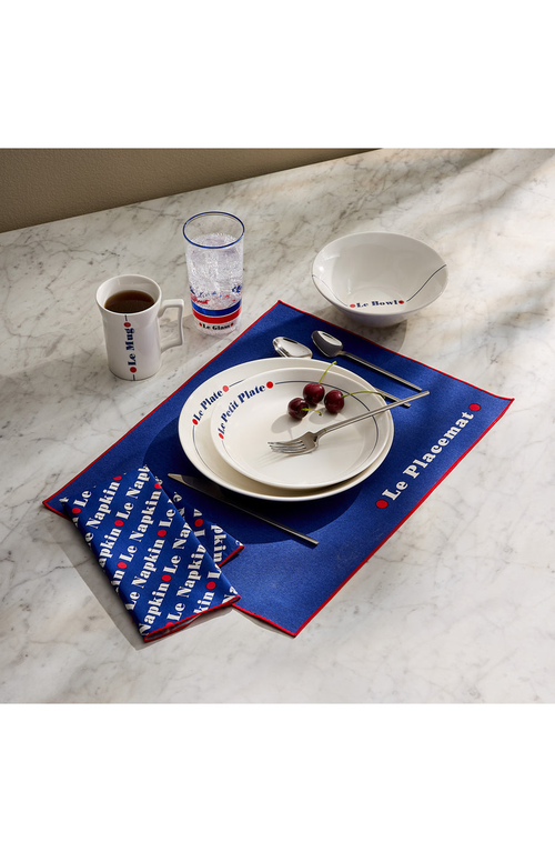 Jonathan Adler Le Platter Serving Platter In White/blue/red