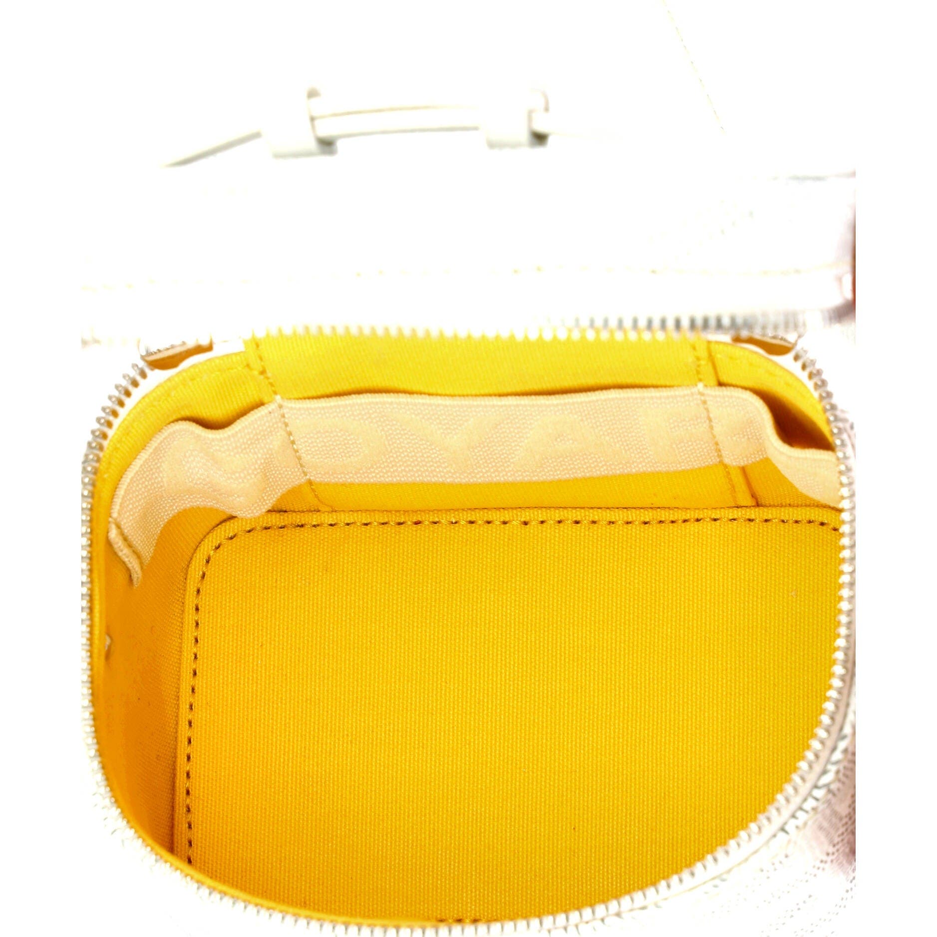 Pre-Owned Goyard Muse Vanity Case Coated Canvas Mini, Alternate, color, White