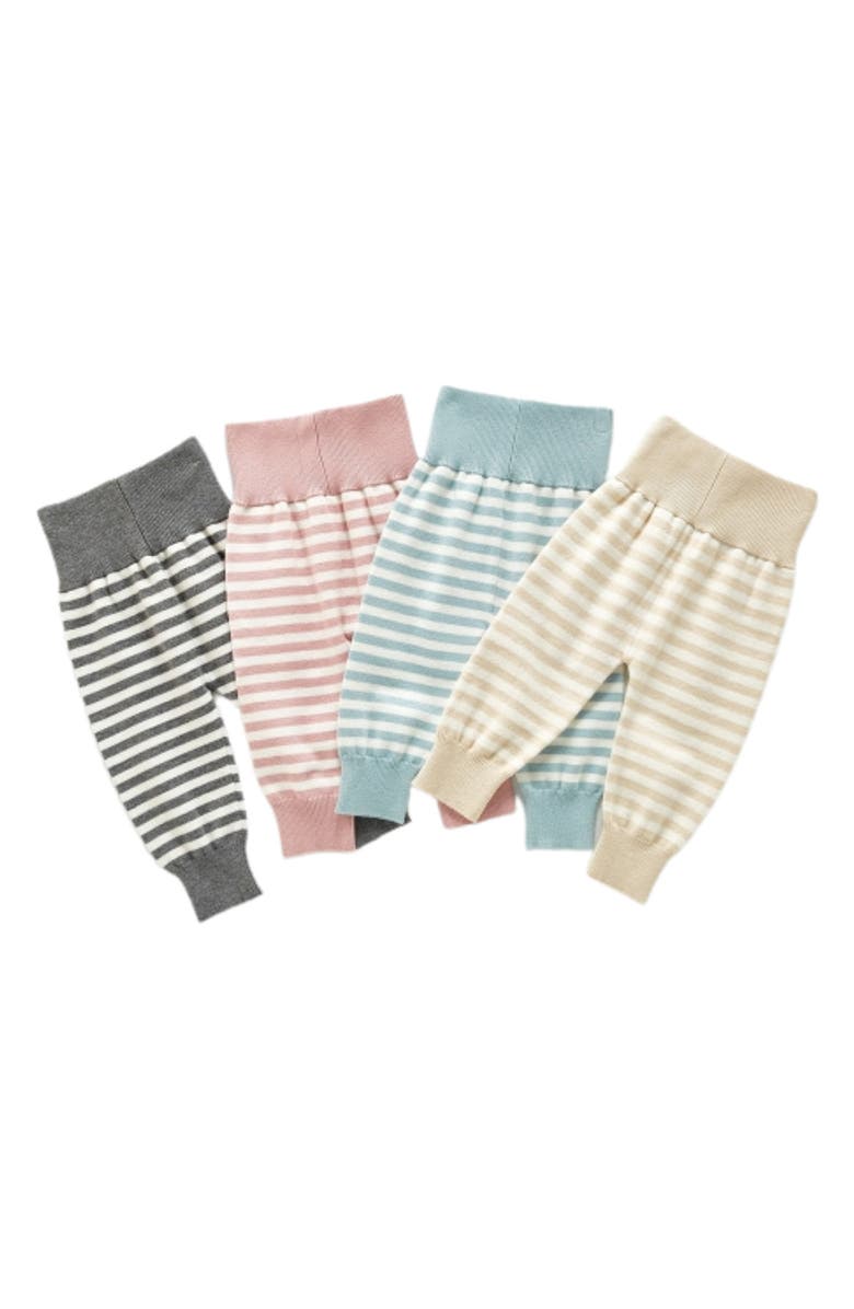 Ashmi & Co. Jordan Stripe Cotton Pants, Alternate, color, Gray