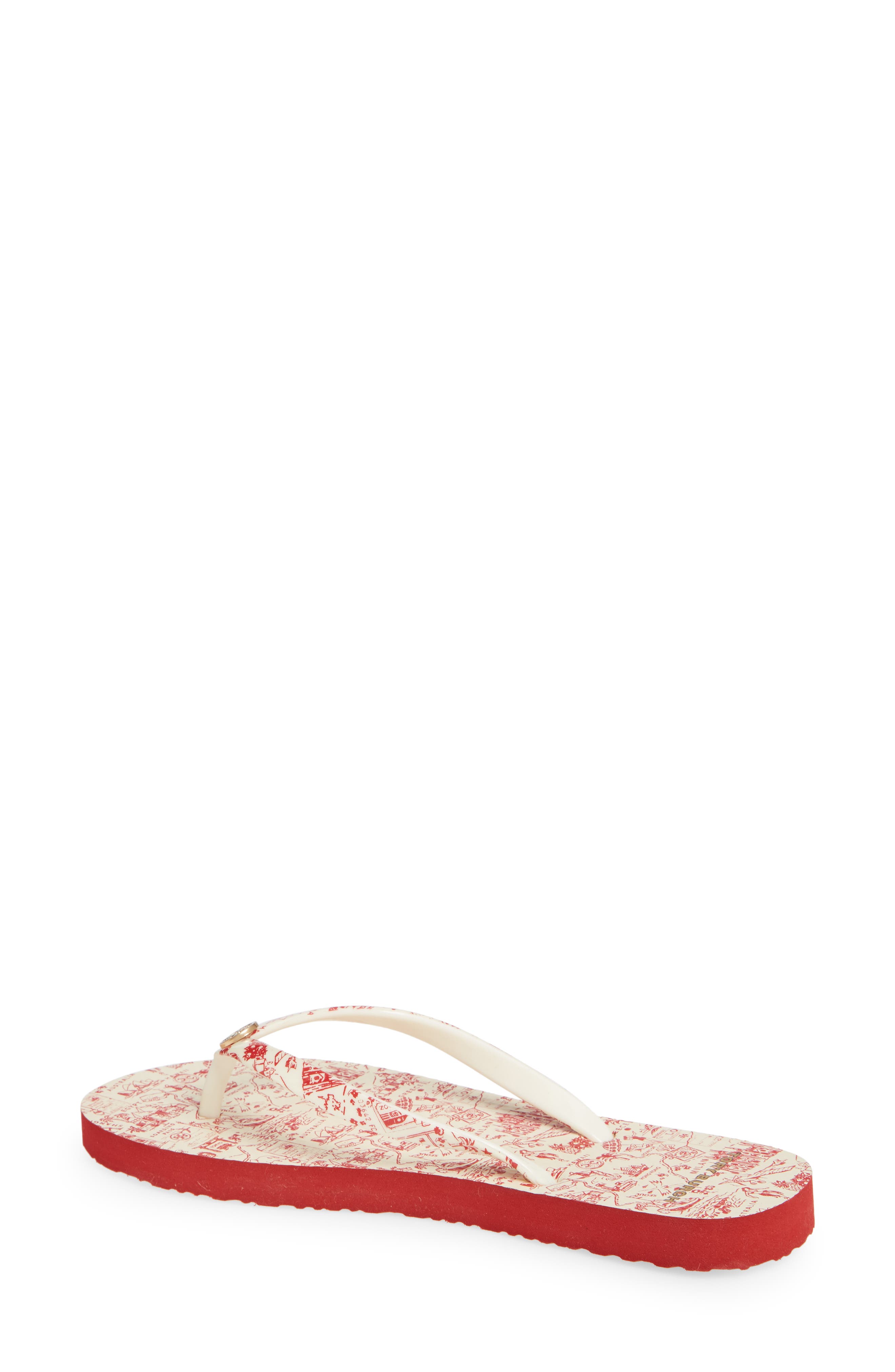 Tory Burch Print Flip Flop, Alternate, color, 