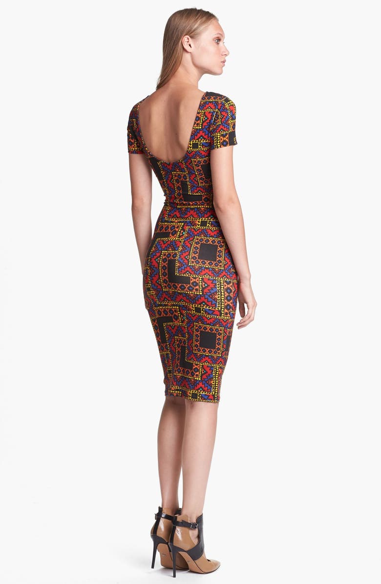 WAYF Body-Con Midi Dress, Alternate, color, 