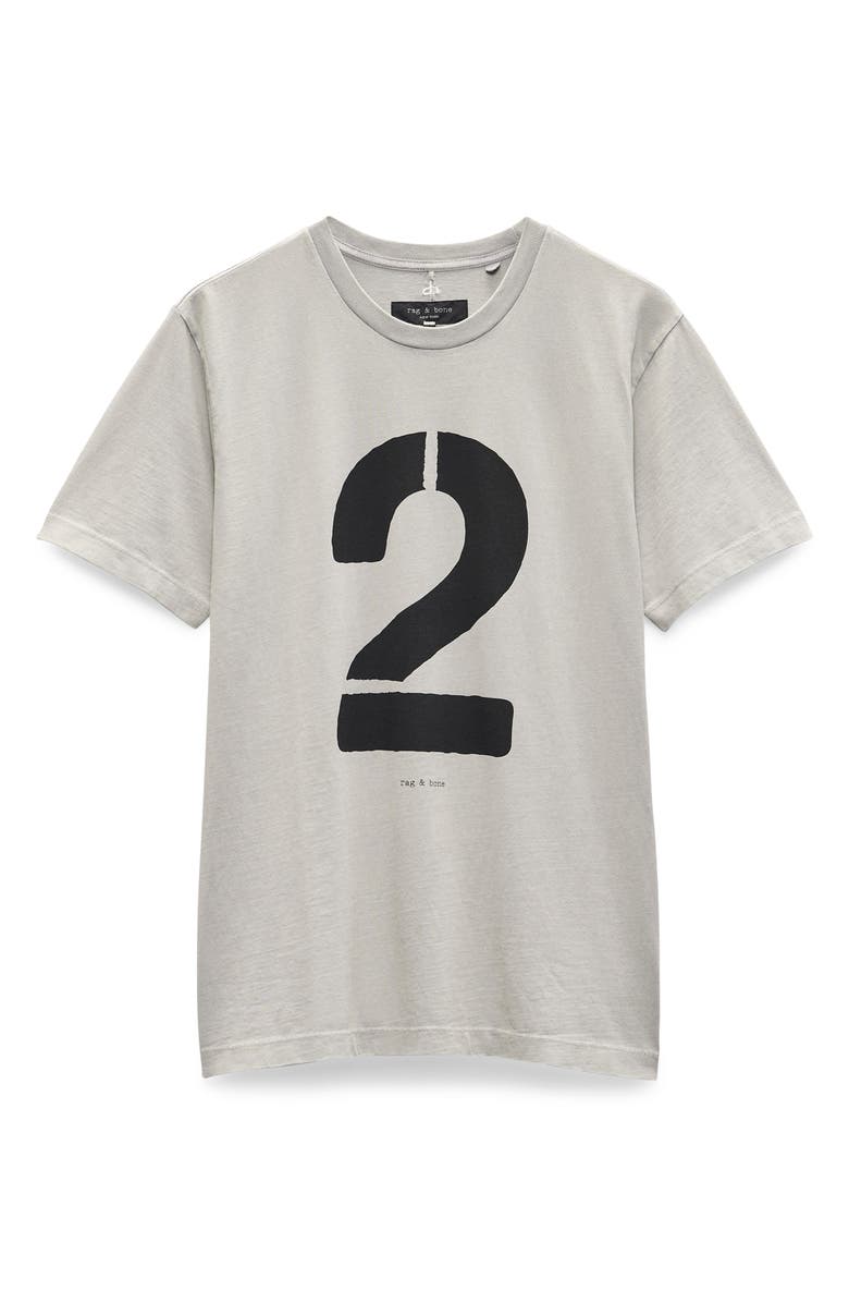 rag & bone Number Two Graphic T-Shirt, Alternate, color,
