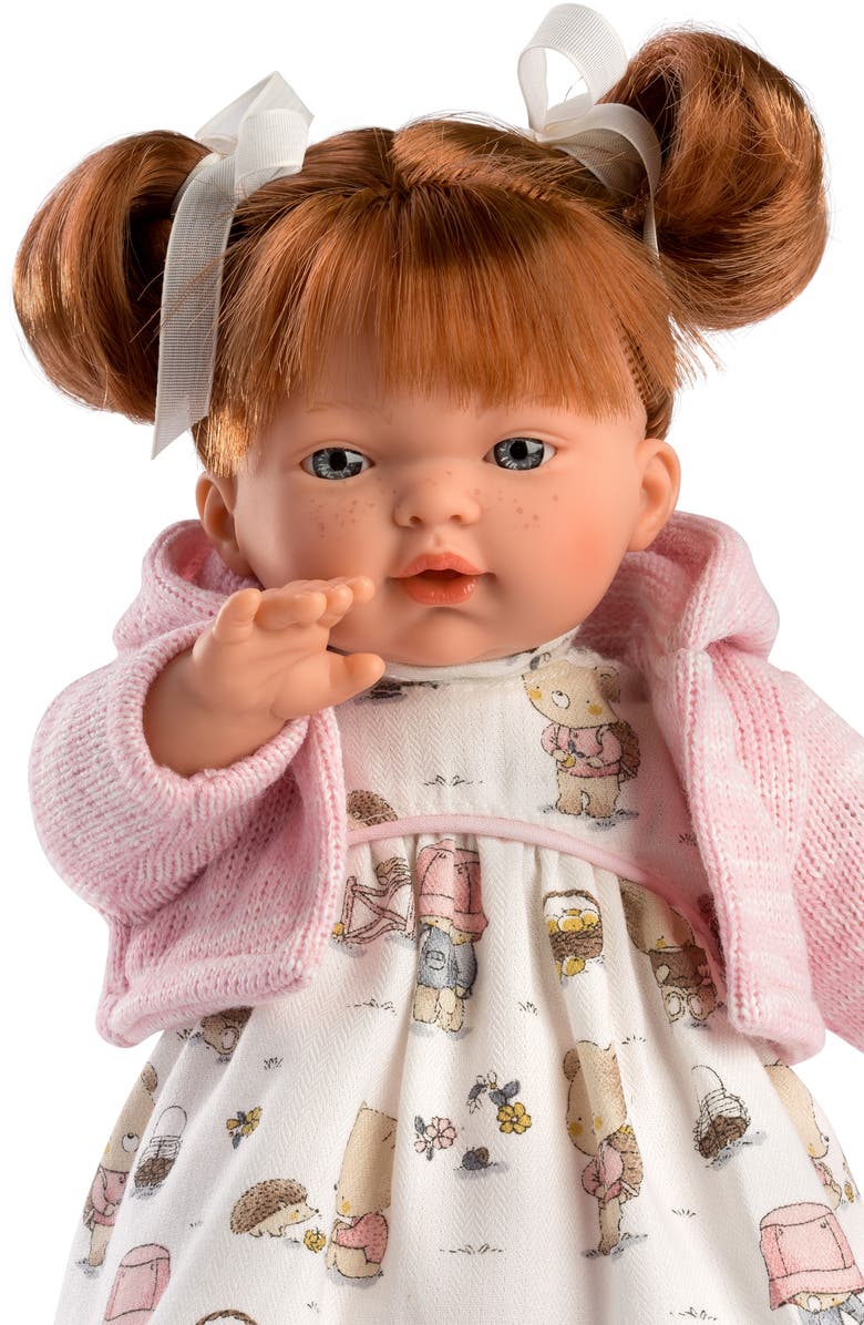 Llorens Rosalie 13" Soft Body Crying Baby Doll, Alternate, color,