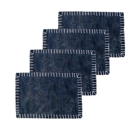 Carter Stitching Placemats Set of 4 14" x 20"