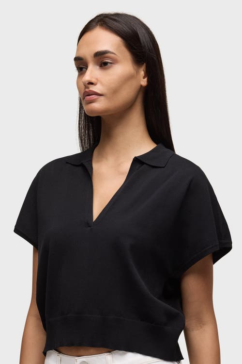 Hudson Jeans Draped Collared Sweater