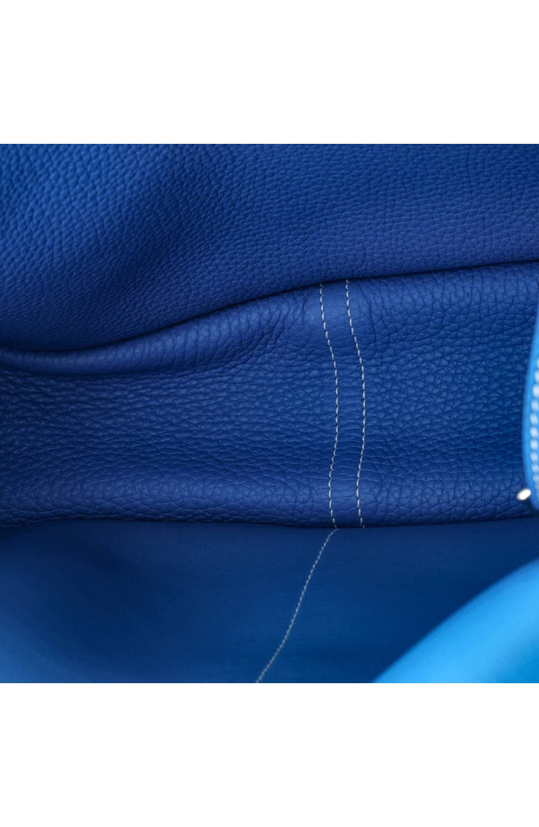 Pre-Owned Hermes Halzan Bag Clemence 31, Alternate, color, Bleu Zanzibar